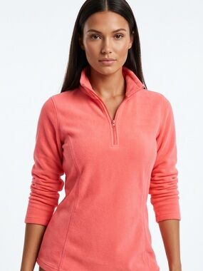 OLD NAVY | Neon Pink Fleece Pullover Sweater Sz M